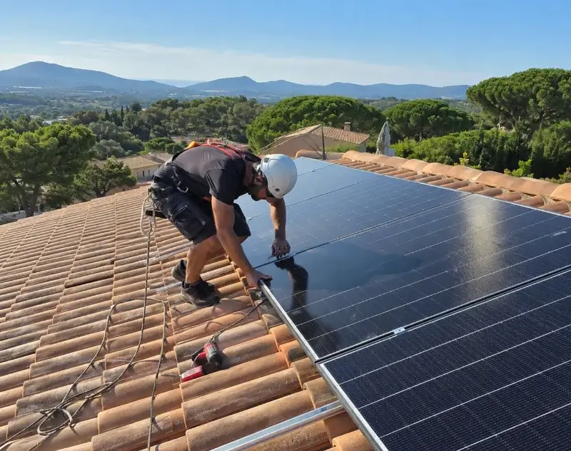 Installateur panneaux solaires Opoul-Périllos — pose photovoltaïque sur toiture