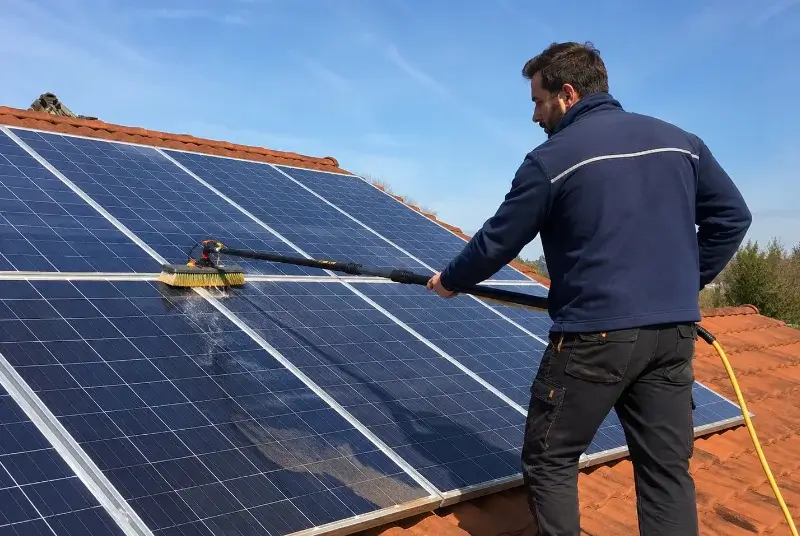 Nettoyage et entretien de panneaux solaires à Opoul-Périllos